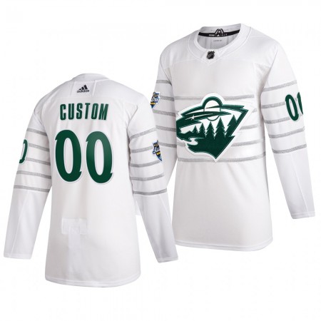 Minnesota Wild Trikot Custom Weiß 2020 NHL All-Star Adidas Authentic - Herren